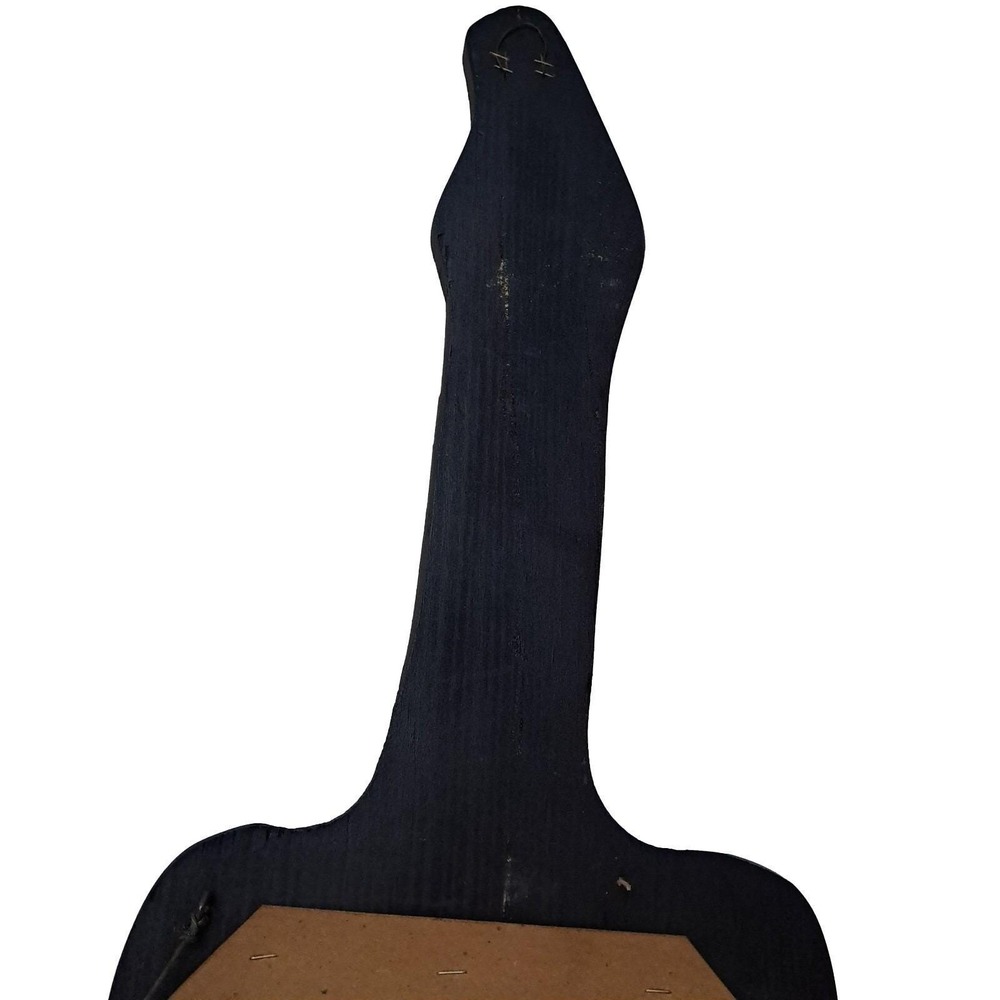 Elvis Presley Guitar Wall Art Picture Frame Set Black Gold Chalkware Vintage 70s - Picture 16 of 16